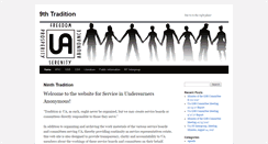 Desktop Screenshot of 9thtradition.org