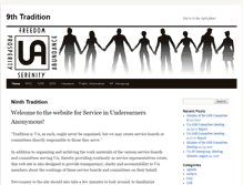 Tablet Screenshot of 9thtradition.org